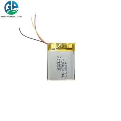 452027 3.7v 200mah بطاريات الليثيوم البوليمرية القابلة لإعادة الشحن KC مع رابط PCM السلكي