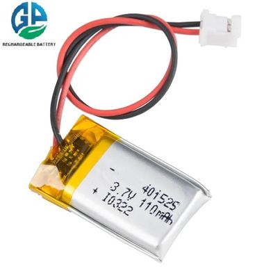 401525 بطارية قابلة لإعادة الشحن 110mah 3000 Mah بطارية الليثيوم قابلة لإعادة الشحن لي أيون ليبو 3.7 فولت