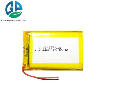 Gpe 603450 بطارية قابلة لإعادة الشحن 1200mah 3.7v