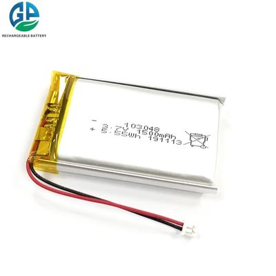 3.7 فولت 1500mAh بطارية ليتيم بوليمر مع حياة دورة 500 مرة - بطارية ليبو قابلة لإعادة الشحن