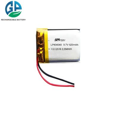 3.7V 620mAh 500 مرة عمر دورة بطارية البوليمر الليثيومية لحزمة محطة POS وأجهزة التجميل