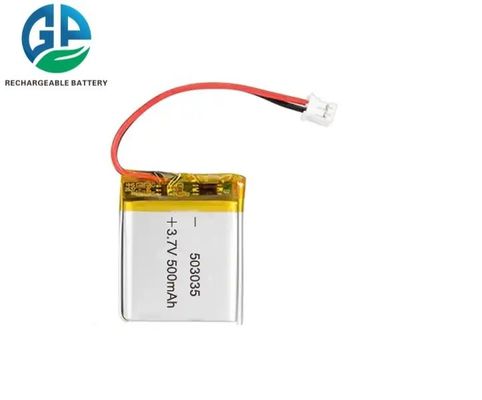 KC CB IEC62133 معتمد بطارية ليبو 503035 فائقة الطاقة عالية الجودة 3.7V 500mAh قابلة لإعادة الشحن