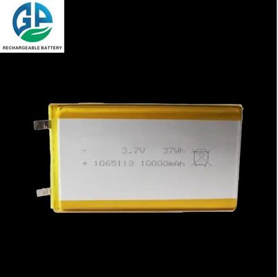 1065113 3.7V 10000mAh بطارية لي بوليمر قابلة لإعادة الشحن KC بطارية ليتيم بوليمر معتمدة