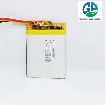 بطارية ليثيوم بوليمر معتمدة من KC وحاصلة على شهادة IEC62133 بعمر دورة 500 مرة، 3.7 فولت، 1000 مللي أمبير في الساعة