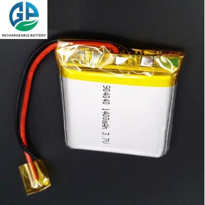 UN38.3 3.7v 1400mah بطارية البوليمر الليثيوم 904040 بطارية البوليمر الليثيوم KC CB IEC62133 المعتمدة