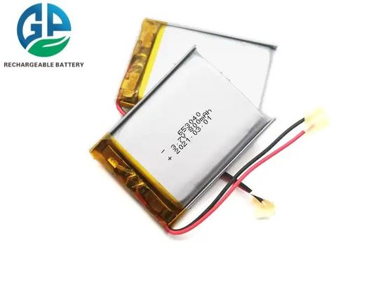 بطارية البوليمر الليبو بطارية البوليمر المعتمدة من قبل KC 800mah 653040 3.7v بطارية البوليمر الليثيوم