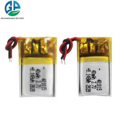 بطارية صغيرة مع PCB والمتصل في المخزون لي البوليمر 3.7 فولت بطارية 401015 25mAh 40mAh بطارية ليبو