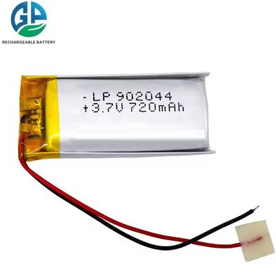 بطارية ليتيم بوليمر قابلة لإعادة الشحن طويلة الأمد 902044 3.7V 720mAh للمنتجات الرقمية
