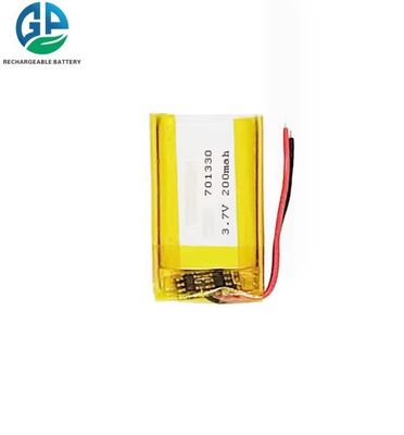 بطارية لي بوليمر صغيرة 3.7 فولت 701330 200mah للبطاريات الالكترونية للالعاب اليدوية