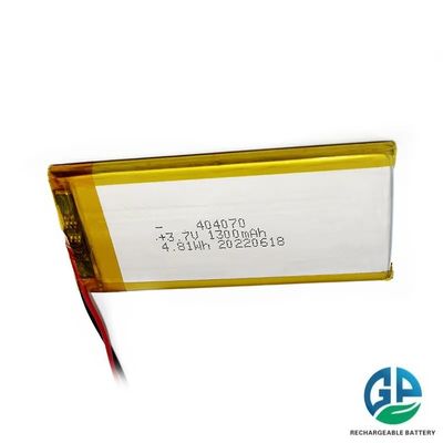 بطارية فائقة السرعة 30CMax60C قابلة لإعادة الشحن 1300 Mah بطارية ليثيوم أيون 404070 4.81wh 3.7v بطارية ليبو