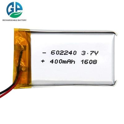 602240 3.7 فولت 400mAh بطارية الليثيوم البوليمر بطارية ليبو قابلة لإعادة الشحن لأجهزة التجميل