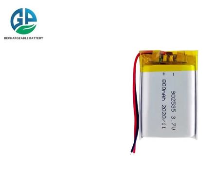 بطارية الليثيوم البوليمر بطارية عالية الجودة قابلة لإعادة الشحن 882535 بطارية 902535 ليبو 3.7v 800mah بطارية الليثيوم البوليمر ليبو