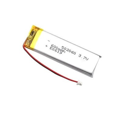 بطارية قابلة لإعادة الشحن بطارية بطارية لي بوليمر بطارية بطارية قابلة لإعادة الشحن بطارية 3.7v 600mah حزمة طراز الجودة 502060 بطارية ليتيوم بوليمر صغيرة بطارية ليبو 3.7v 600mAh بطارية معتمدة KC