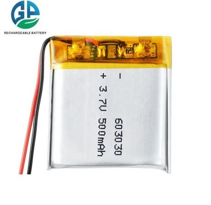 KC IEC62133 معتمد 3.7V 550mAh بطارية الليثيوم أيون بوليمر قابلة لإعادة الشحن بطارية ليبو