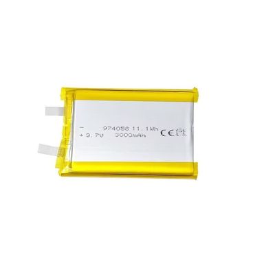 معدل تفريغ عالي 30C 3.7V 3000mAh بطارية ليبو معتمدة من KC للطائرات بدون طيار وأجهزة التجميل