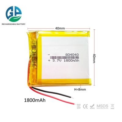 بطارية فائقة السرعة 30C Max60C Rechargea 6.6wh بطارية بوليمر الليثيوم 1800mah 804040 حقيبة قابلة لإعادة الشحن للاعبين الألعاب المحمولة