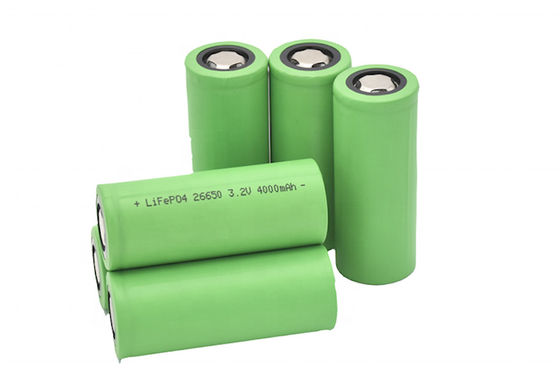 قابلة للشحن MSDS 3.2v 4000mah IFR 26650 LiFePO4 خلية بطارية عالية السعة