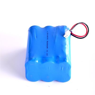 18650 3S2P 11.1V 5200mAh بطارية ليثيوم أيون مع معدل تفريغ عالي 3C للأدوات الكهربائية