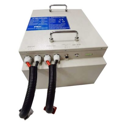 دورة حياة طويلة Lifepo4 48V 500AH بطارية ليثيوم AGV للرافعة الشوكية