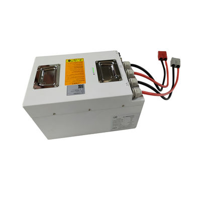 بطارية ليثيوم فوسفات الحديد القابلة لإعادة الشحن AGV 24V 60AH مع LED