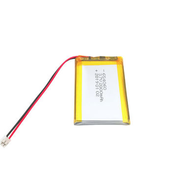 بطارية البوليمر Li 654060 GPS تعقب البطارية الليثيوم 3.7 فولت 2000mah بطارية الليبو