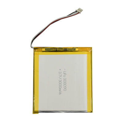 Custom Ultra Thin 3.7 V Lipo Cell 308090 بطارية ليثيوم بوليمر 3000 مللي أمبير في الساعة