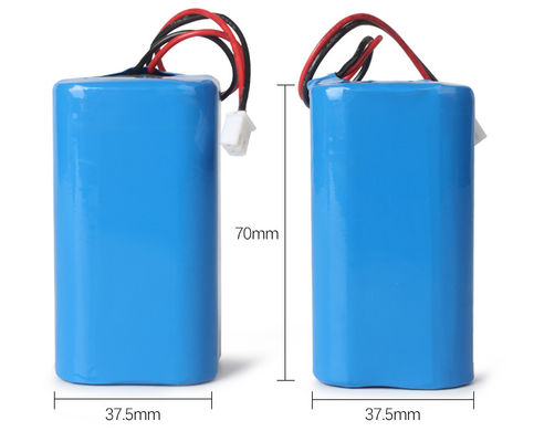500 دورة 14.8 فولت 2500mAh 18650 بطارية الليثيوم 4S1P بطارية قابلة لإعادة الشحن للضوء الشمسي والأدوات الكهربائية