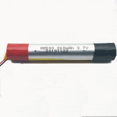 قابلة لإعادة الشحن ليبو 10C 08500 خلايا بطارية ليثيوم 3.7 فولت 240 مللي أمبير