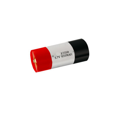 850mAh 3.7V 17350 بطارية الليثيوم البوليمر بطارية ليبو قابلة لإعادة الشحن للسجائر الإلكترونية