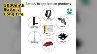 بطارية ليثيوم بوليمر 5000 مللي أمبير 3.7 فولت طويلة العمر